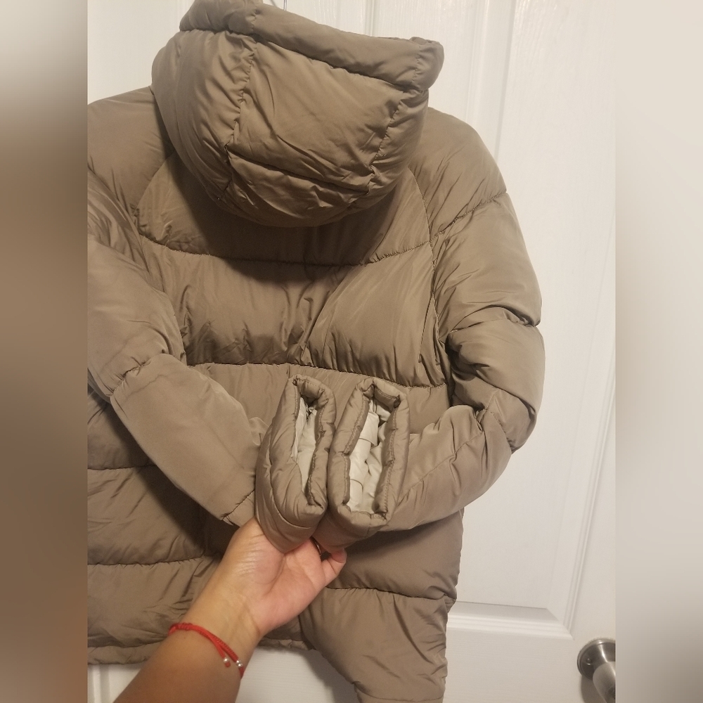 Calvin Klein Winter Jacket Light Brown Women's Size XS - Picture 7 of 8